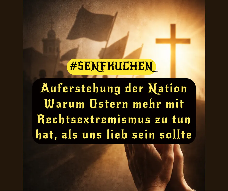 Auferstehung der Nation —
Warum Ostern mehr mit Rechtsextremismus zu tun hat, als uns lieb sein sollte