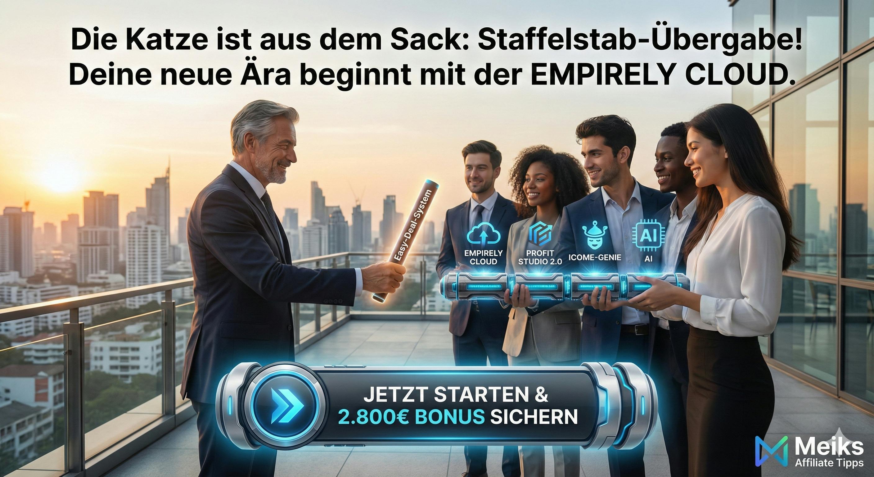 Ich habe Lösungen gefunden, die kostengünstiger, umfangreicher und technologisch fortschrittlicher sind. Wir wechseln in die EMPIRELY CLOUD.