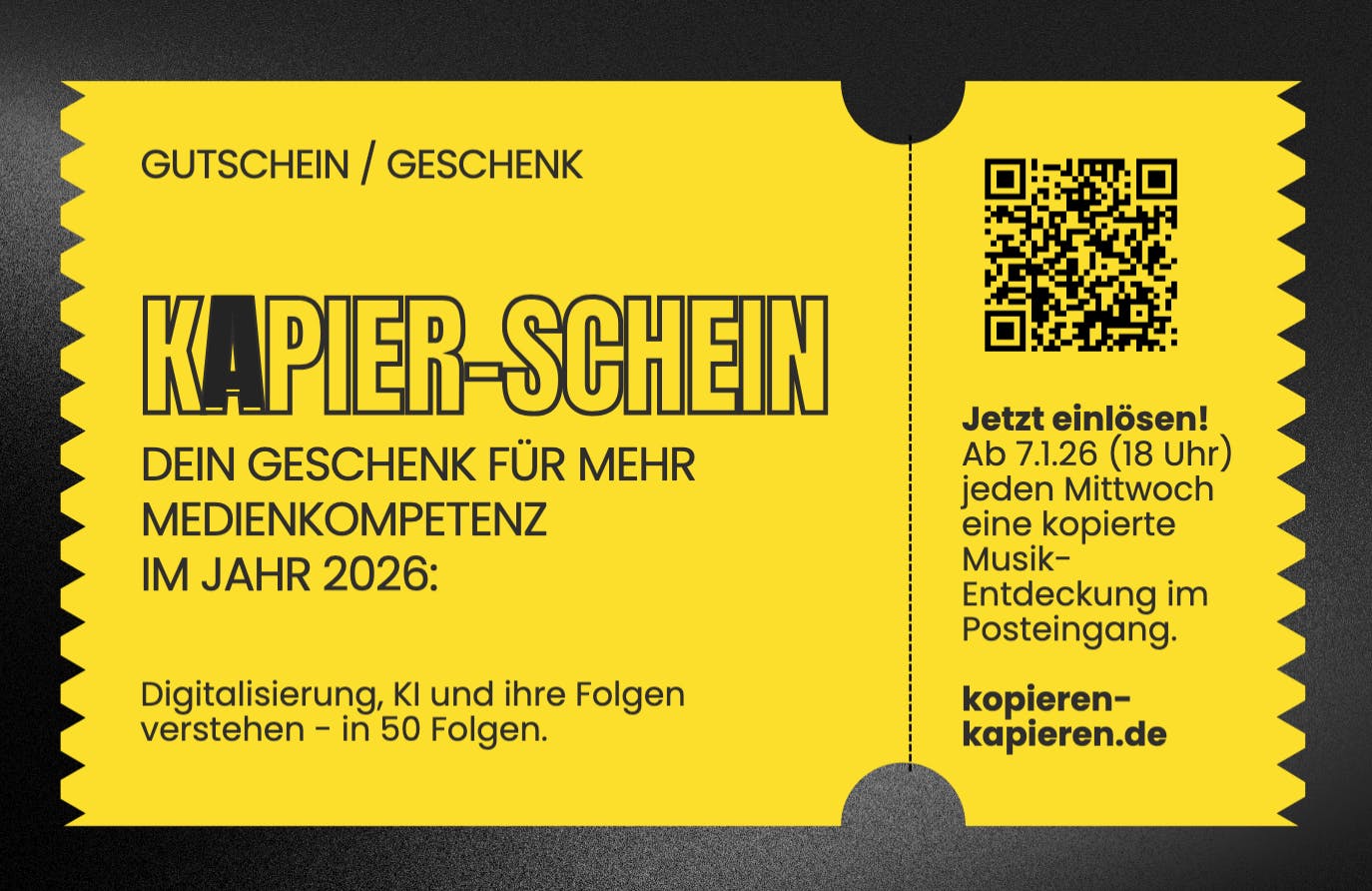 Kapierschein-Bild