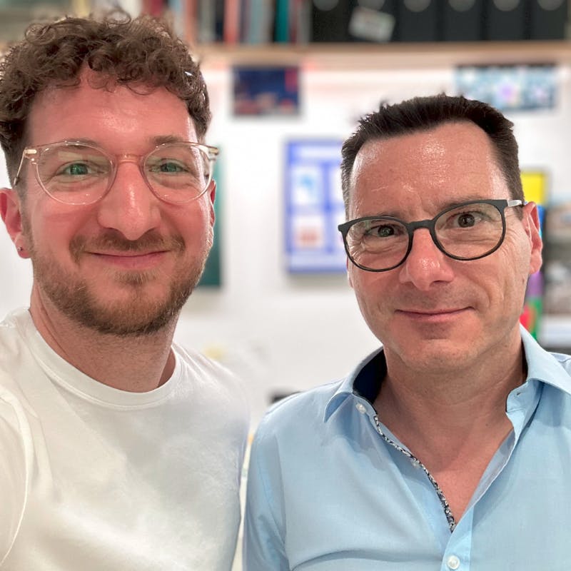 Andreas Sator links und Marc Luy rechts