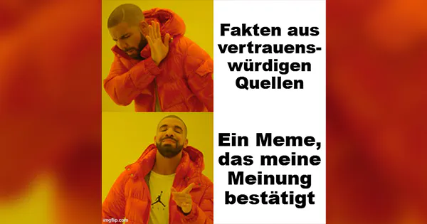 Die Rolle von Memes in der Verbreitung von Fake News / Bild: imgflip.com