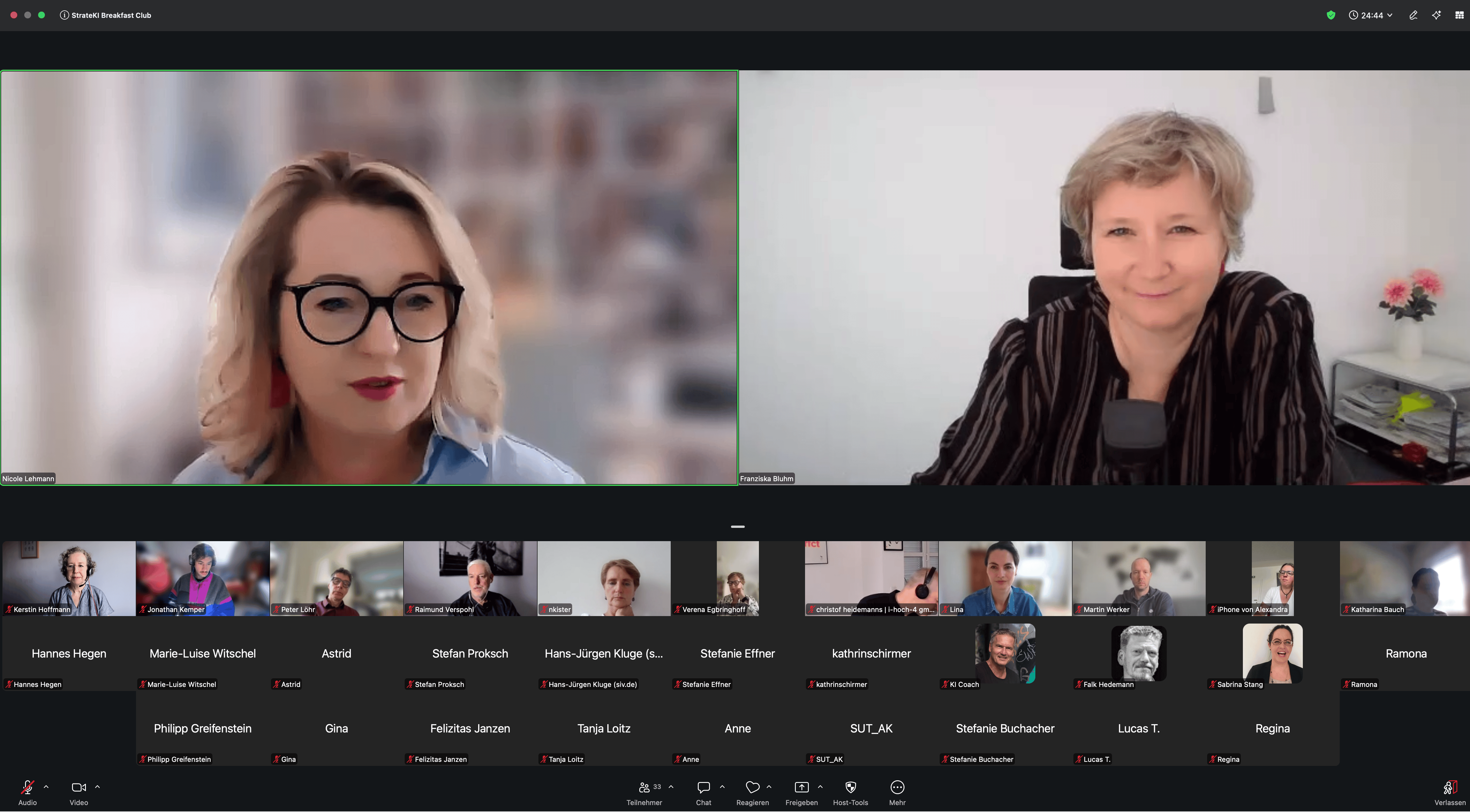 Nicole Lehmann, Digital Transformation Manager bei WAGO, im Gespräch mit Franziska Bluhm