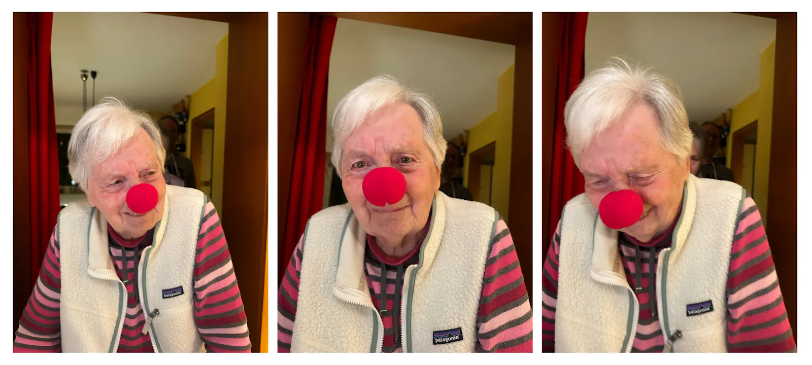 Emi mit Clownsnase