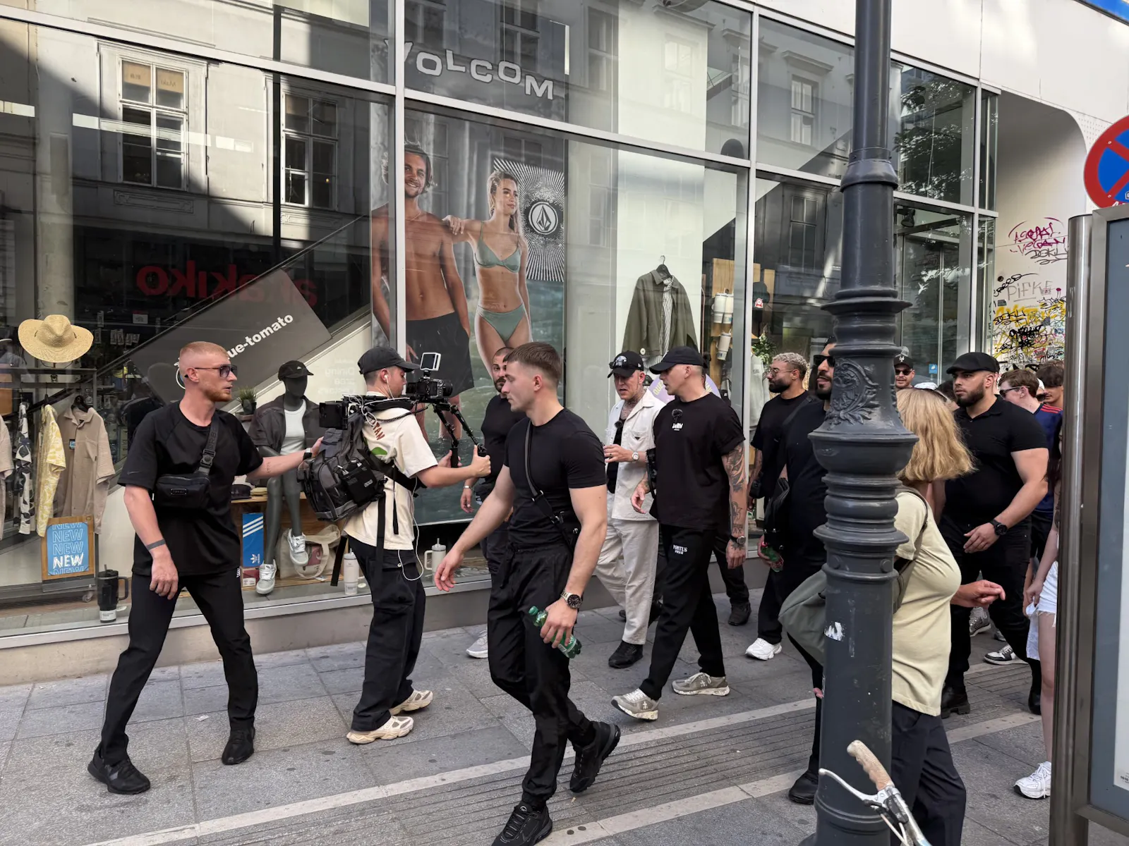Die beiden Musiker in der Wiener City