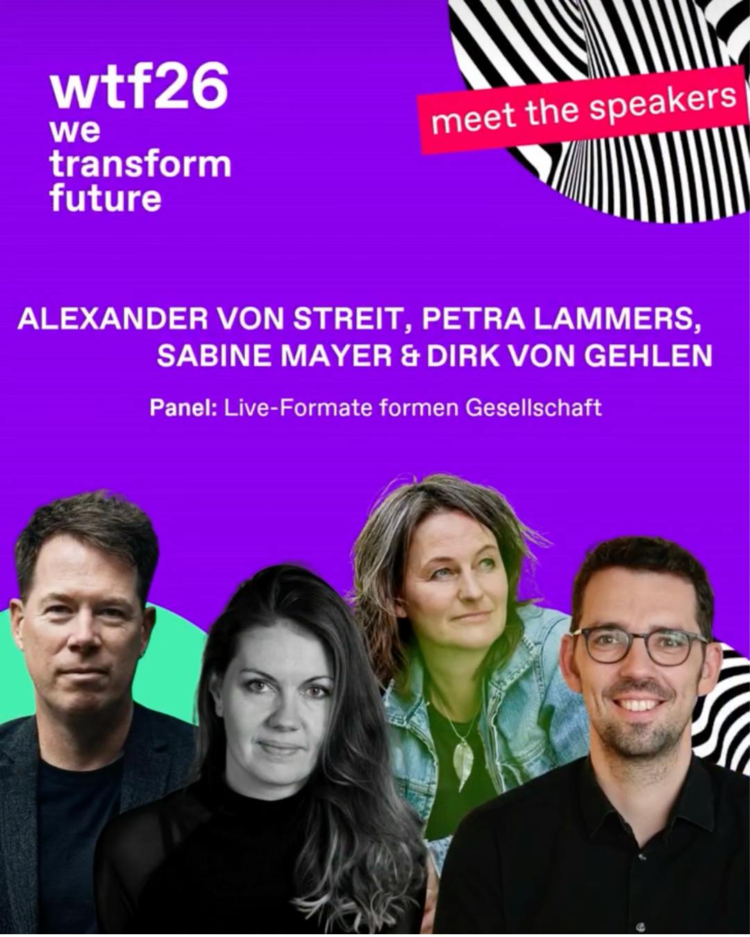 Kachel zur Session „Live-Formate formen Gesellschaft“