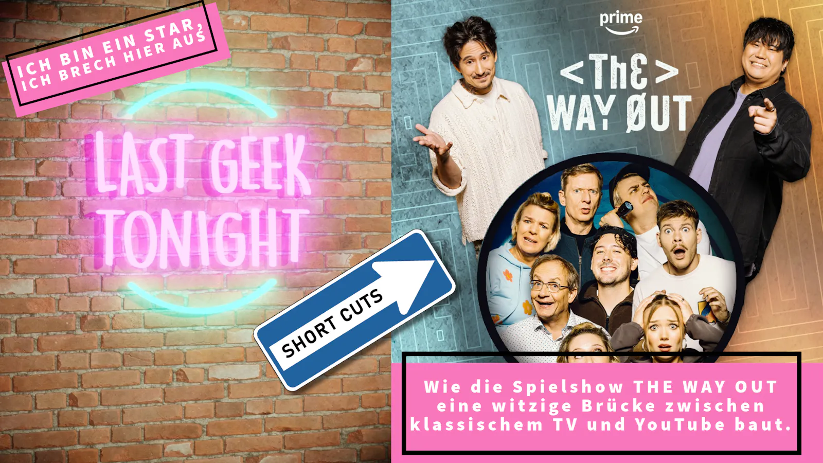 Wie die Spielshow THE WAY OUT einen witzige Brücke zwischen klassischem TV und YouTube baut.