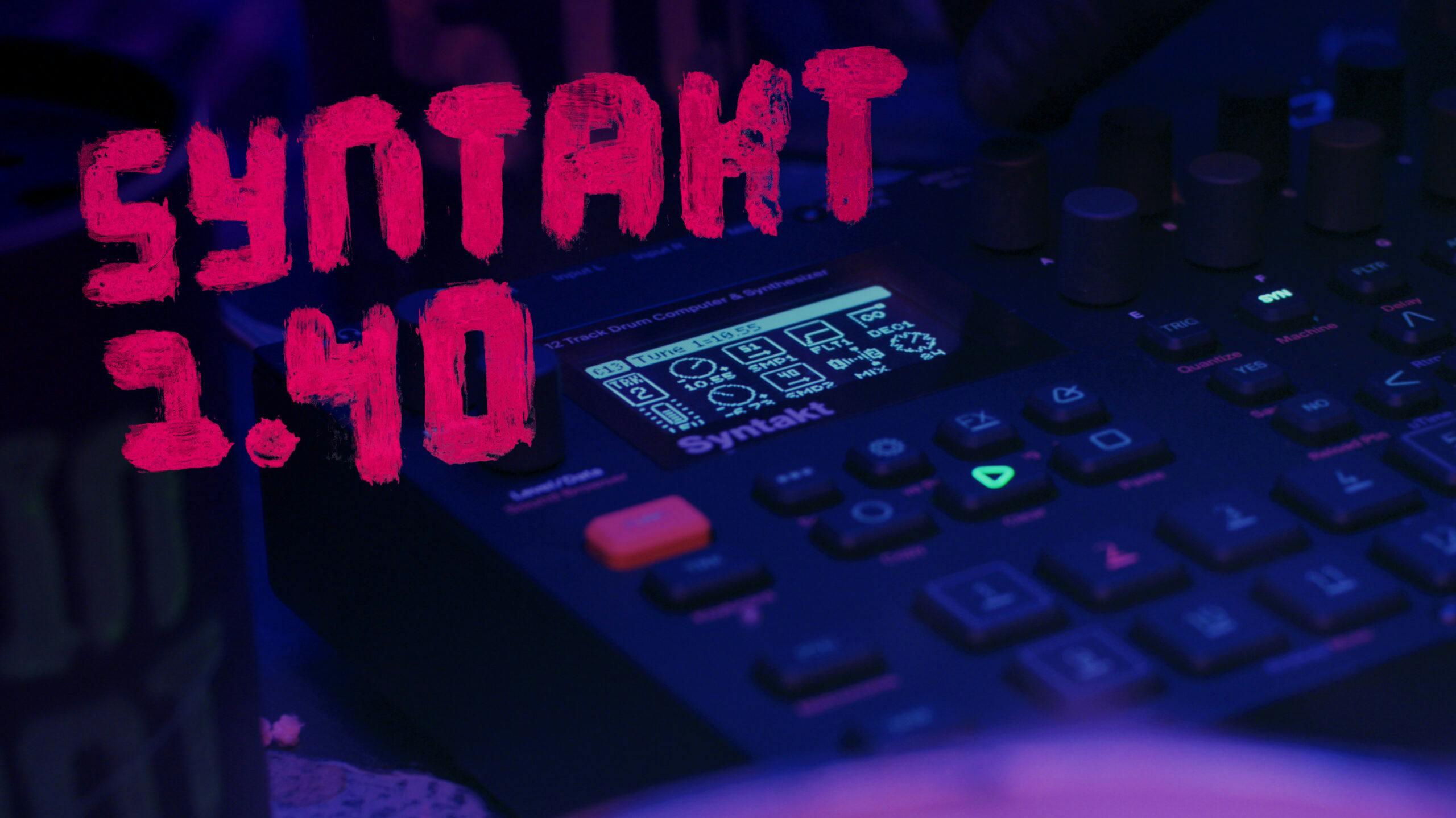 Elektron Syntakt 1.40 Update - mit Samples und mehr