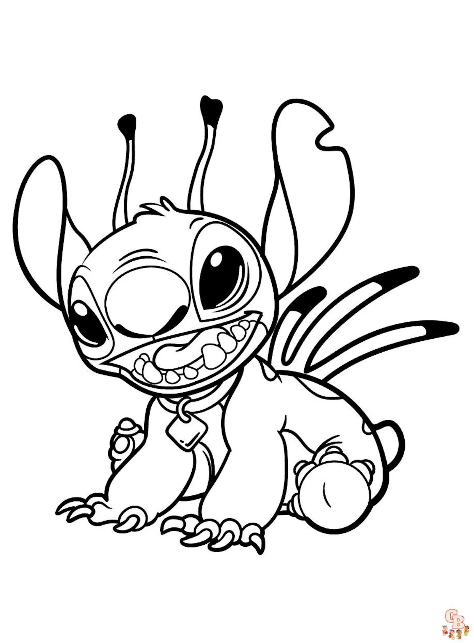 lilo and stitch experiments coloring pages
