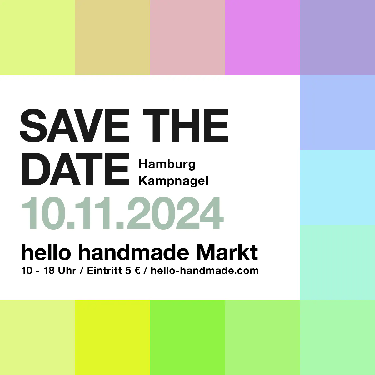 15 Jahre hello handmade am 10. November 2024 auf Kampnagel in Hamburg