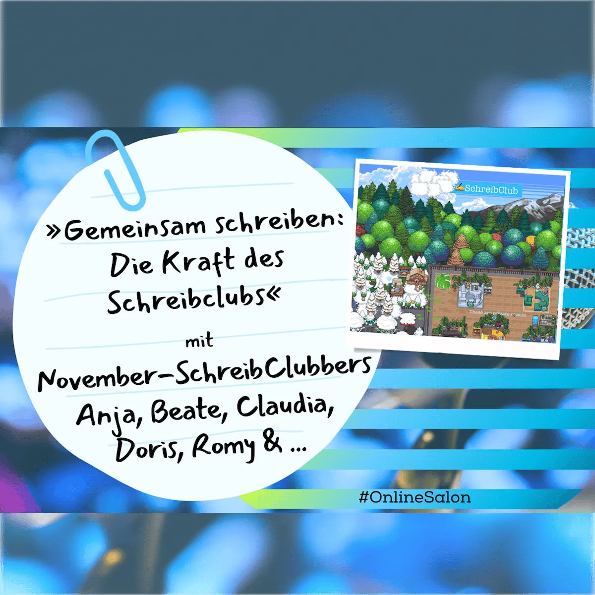 Online Salon "Die Kraft des SchreibClubs"