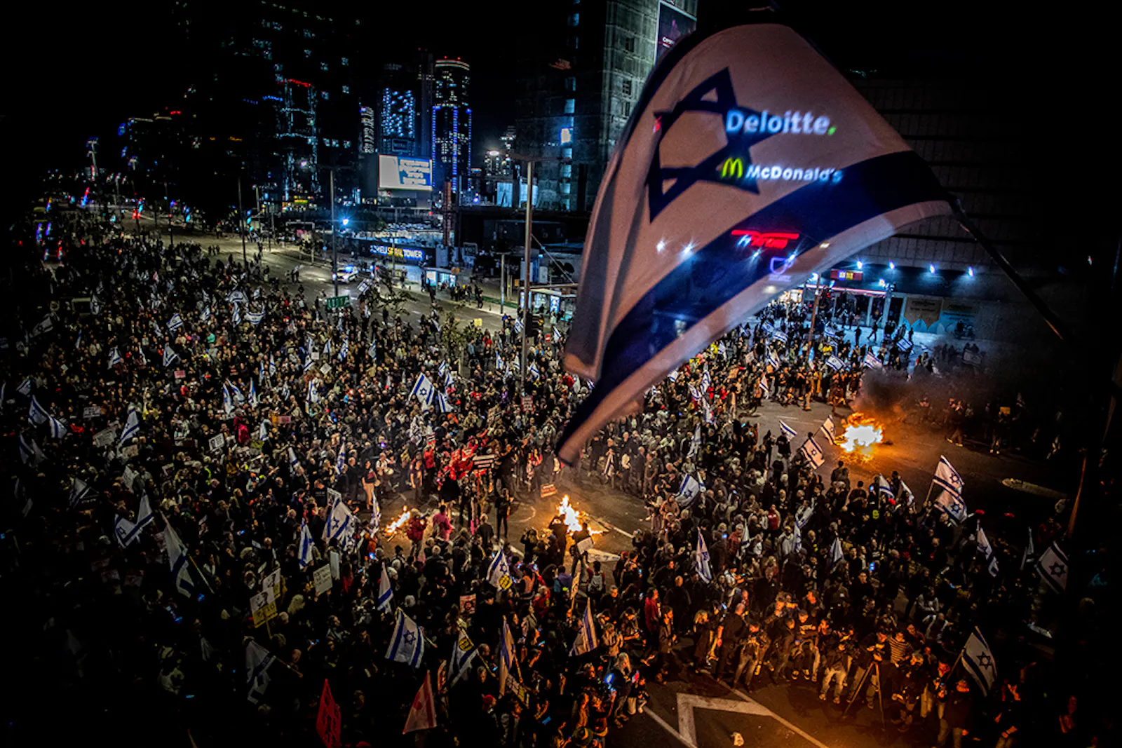 Demonstration in Tel Aviv am Samstag