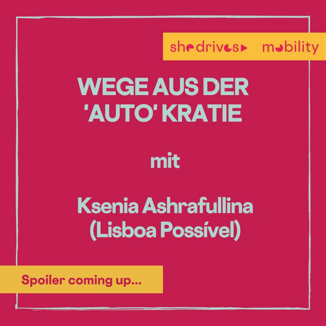 Wege aus der AUTOkratie, ein Spoiler Sharepic.