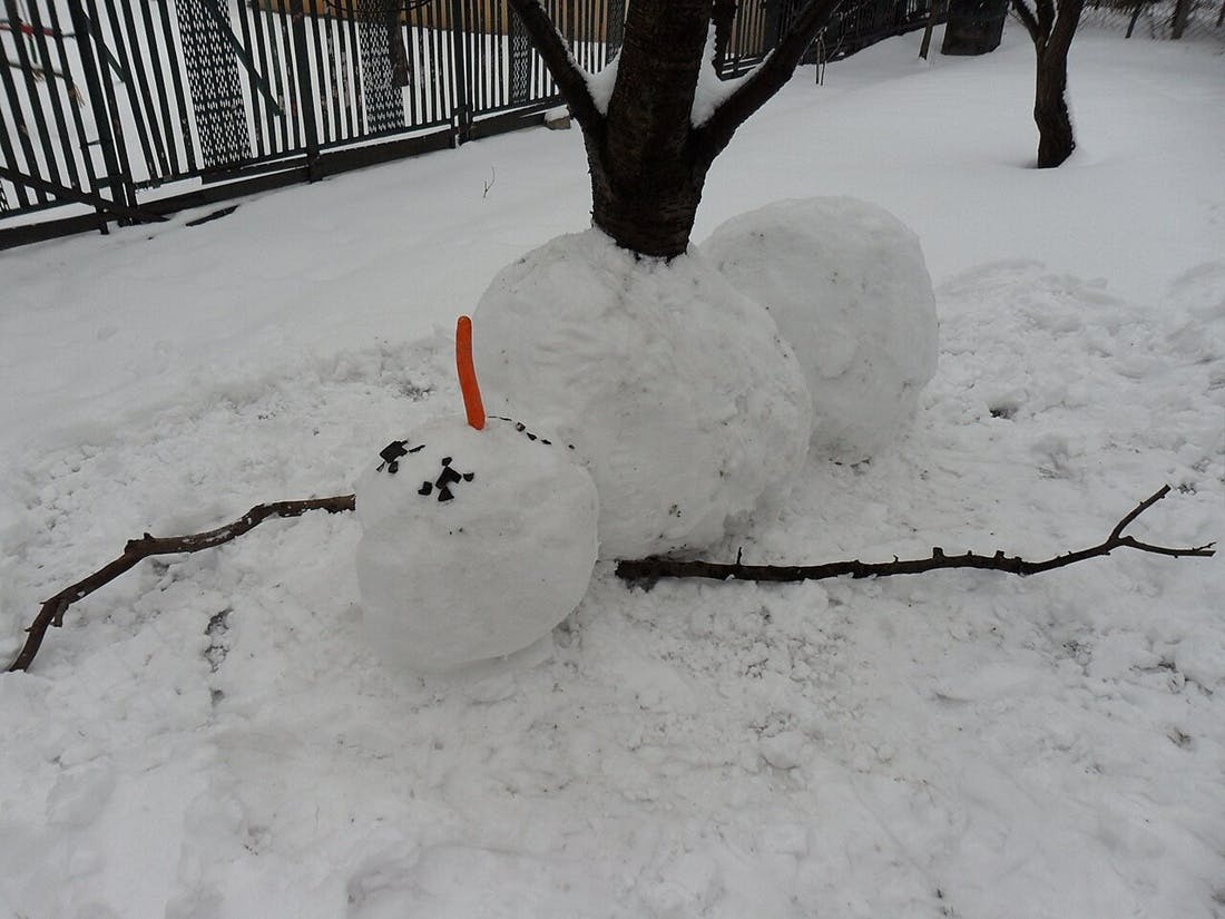 Schneemann im Calvin-und-Hobbes-Style der späten 1980er Jahre (Bild: Vegas Bleeds Neon, CC BY SA 3.0, 2012)