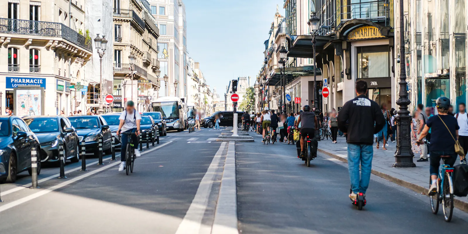 Verkehrswende in Paris. Foto: Philipp Böhme