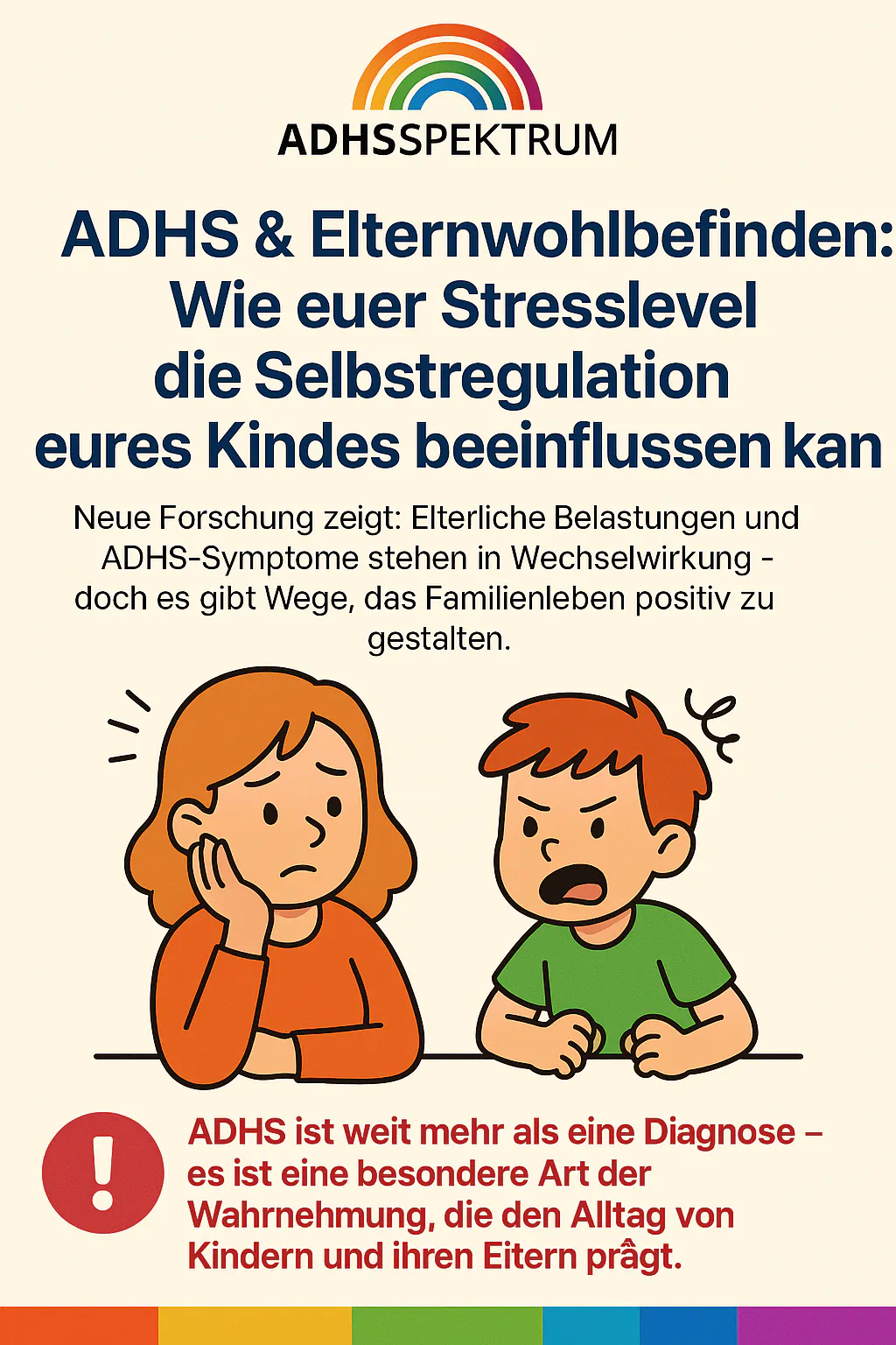 ADHS und Selbstregulation bei Eltern und Kind