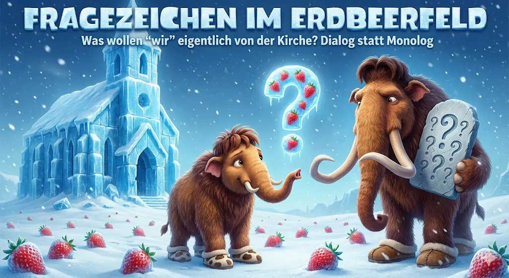 Manni, warum pass ich nicht indie Eishalle, bzw. Kirche?