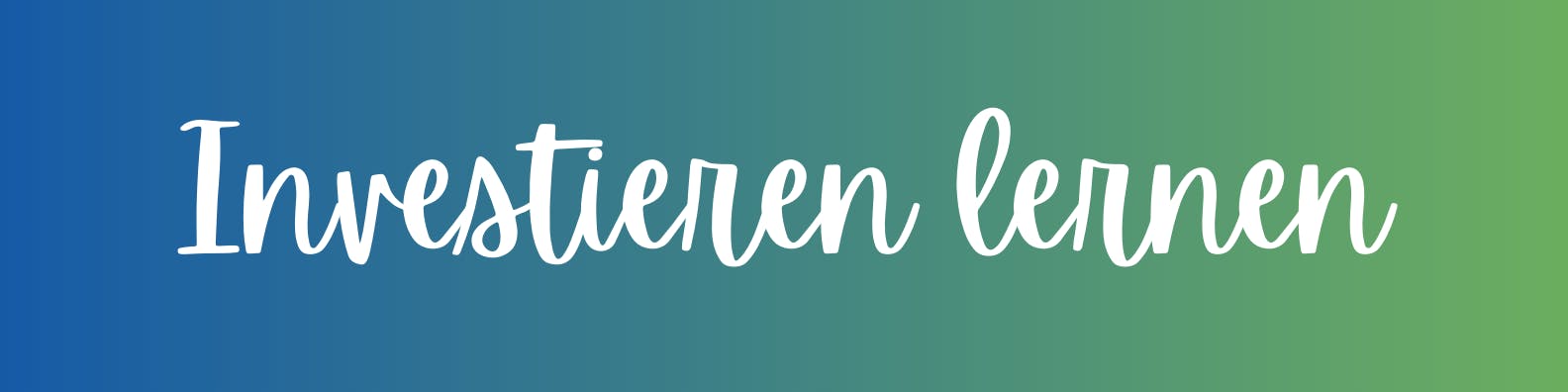 TF Academy Investieren lernen Header Image