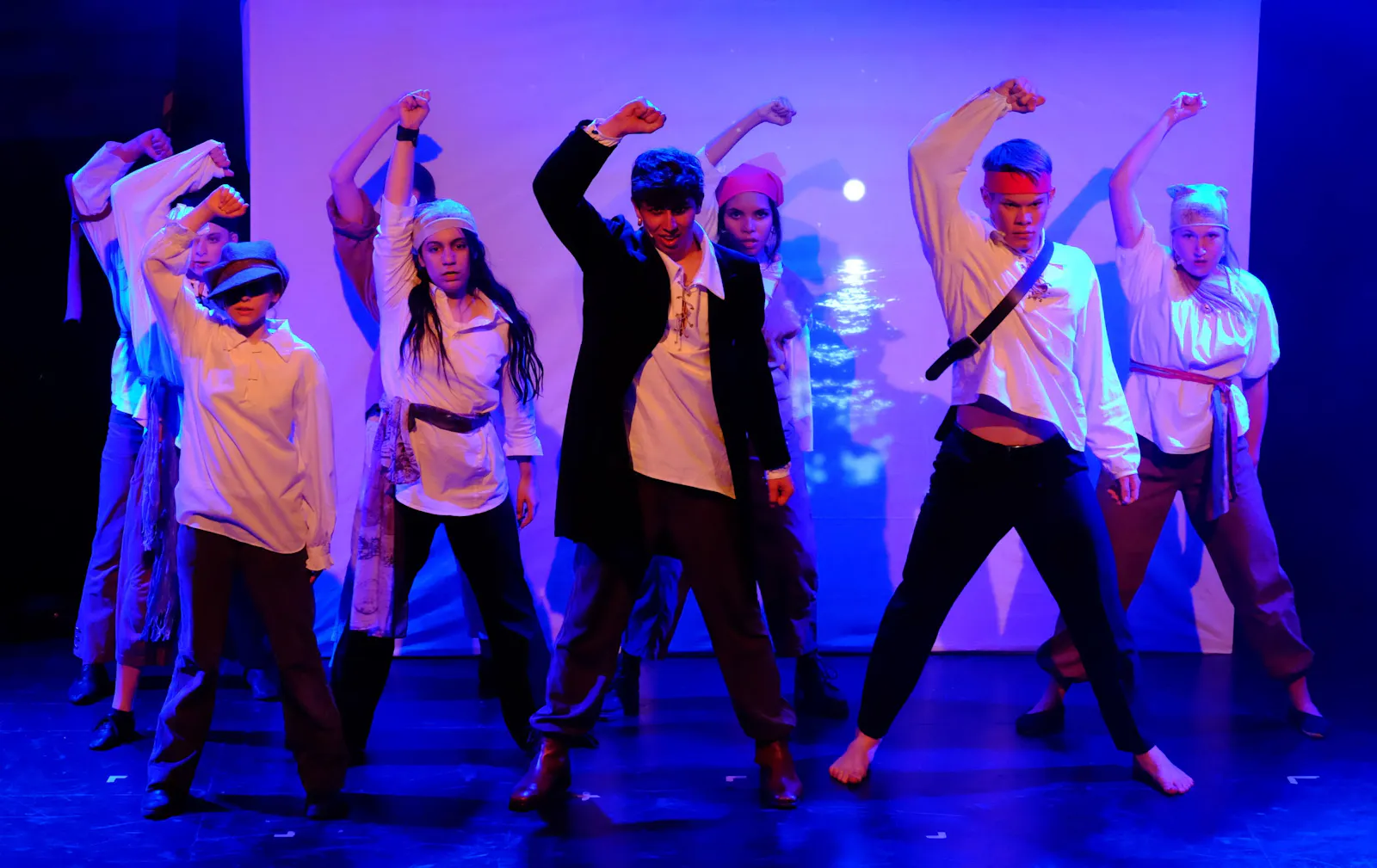 Szene aus dem Musical "Die Schatzinsel"