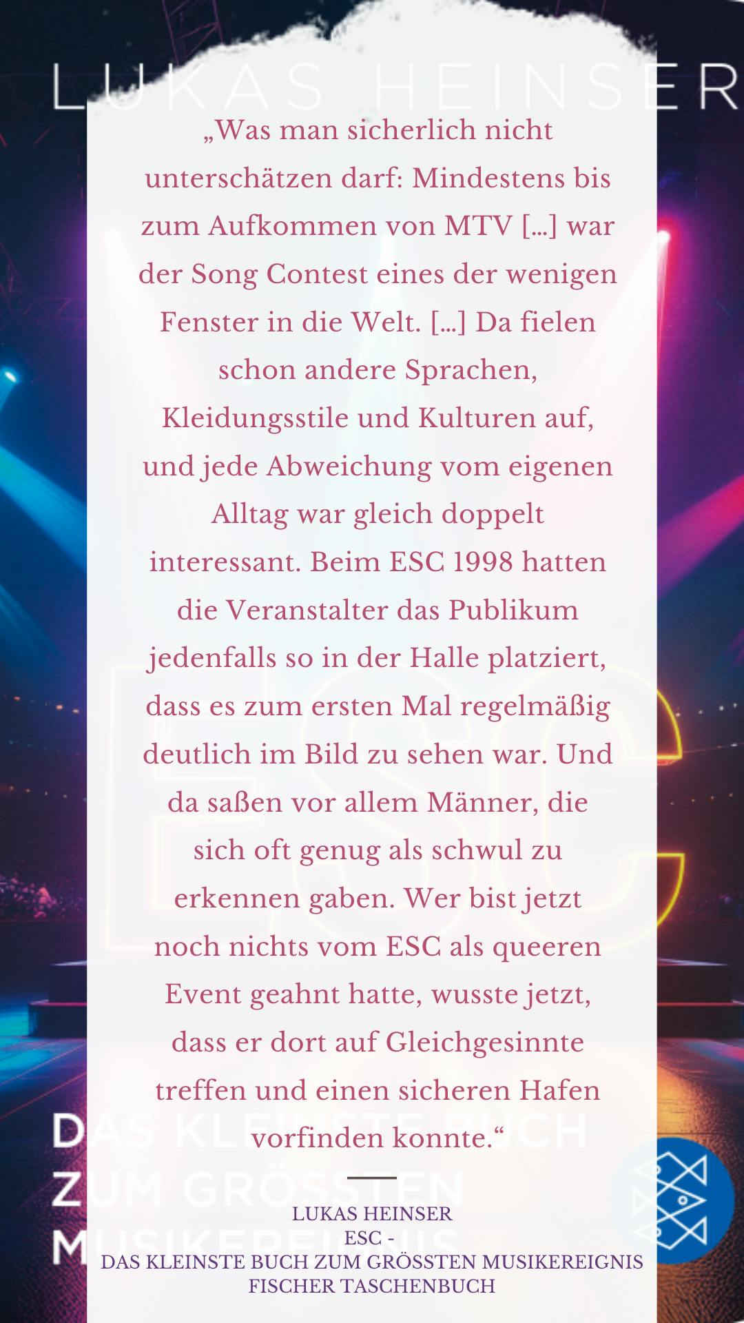 Zitat aus dem Buch von Lukas Heinser, ein Klick führt zum Instagram-Beitrag
